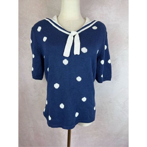 Vintage Sailor Top 90s does 1950s Pin Up Girl Susan Bristol - Picture 1 of 6